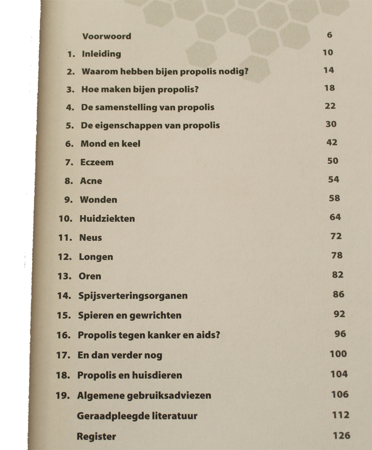 boek over propolis geneeskracht