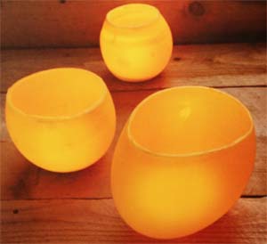 bijenwas kaars gieten