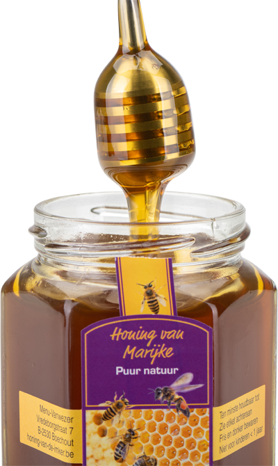 berghoning met honinglepel 